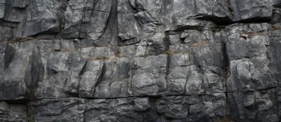 Fototapeta premium texture mountainside close up Natural background of rocky wall with copy space