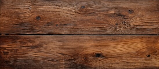Old brown wooden plank texture background Close up with copy space
