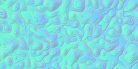 Intricate Vector Illustration of a Topographic Map Featuring Layered Topography and Detailed Topological Structures, Perfect for Educational Resources, Geographic Information Systems (GIS), and Creati