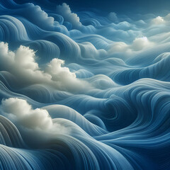 Flowing and flowing cFlowing and flowing cloud patterns soothe the senses.loud patterns soothe the senses.