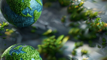 Globe Icon with Green Check Mark Symbolizing Global Sustainability Certification and Environmental Standards   Photo Realistic Concept on Adobe Stock