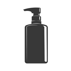 silhouette hand sanitizer bottle black color only