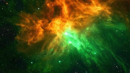 Fototapeta premium Nebula, stars, galaxies and gas clouds in outer space. Breathtaking abstract cosmos background.