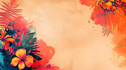 Abstract Hawaiian background
