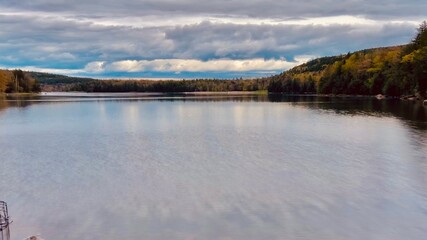 lake and mountains
