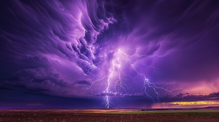 Heavy electric storm