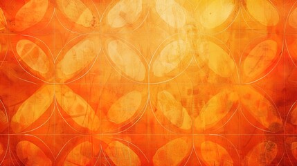Orange pattern wallpaper
