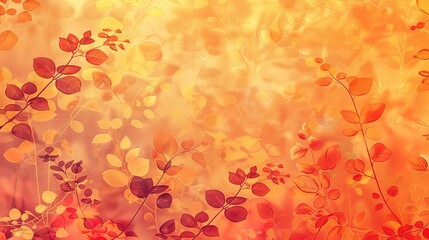 Orange pattern wallpaper