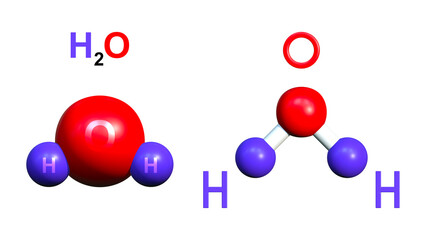 Water molecule h2o isolated oxygen hydrogen, Water (H2O) molecular structure, Water molecule structure atomic, chemical molecular formula
