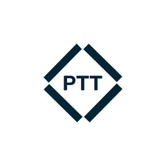 PTT logo. P T T design. White PTT letter. PTT, P T T letter logo design. P T T letter logo design in FIVE, FOUR, THREE, style. letter logo set in one artboard. P T T letter logo vector design.