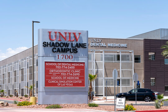 Las Vegas, NV, USA - May 30, 2023: UNLV (The University of Nevada, Las Vegas) Shadow Lane Campus in Las Vegas, NV, USA. 