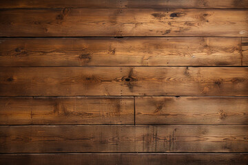 Fototapeta premium wooden panel wall dark and horizontal with natural wood texture background wallpaper