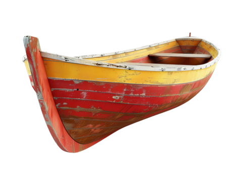 Accent boat isolated Transparent Cut Out