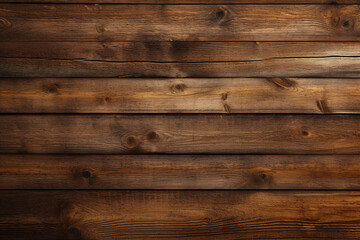 Naklejka premium wooden panel wall dark and horizontal with natural wood texture background wallpaper