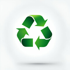 Obraz premium Lets Recycle! Plain Recycling Logo (Sticker/Logo/Sign)