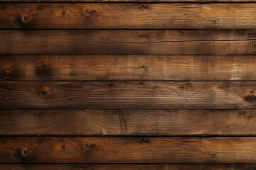 Naklejka premium wooden panel wall dark and horizontal with natural wood texture background wallpaper
