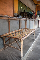 Indonesian craft bamboo chairs.