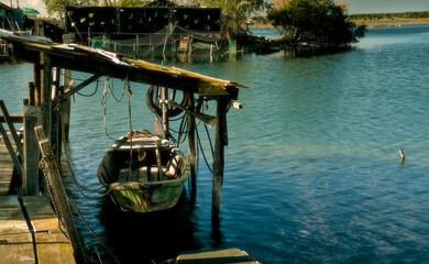 A day in Pialassa dei Piomboni near Ravenna, Italy