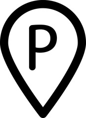 Pin marker icon