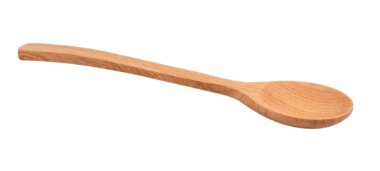 wood spoon isolated on transparent png