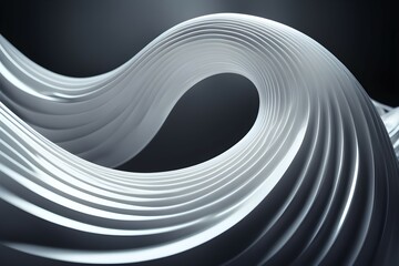 Abstract wave elegant shiny background. luxurious 3d curve resembling a graceful wave glowing