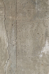 concrete wall texture with vertical crack