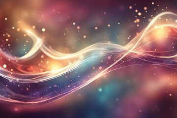 Obraz premium Abstract wave elegant shiny background. luxurious 3d curve resembling a graceful wave glowing