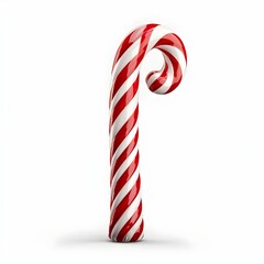 candy canes isolated on white