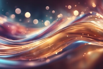 Obraz premium Abstract wave elegant shiny background. luxurious 3d curve resembling a graceful wave glowing