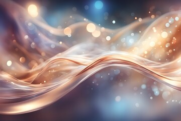 Obraz premium Abstract wave elegant shiny background. luxurious 3d curve resembling a graceful wave glowing