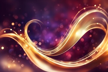 Obraz premium Abstract wave elegant shiny background. luxurious 3d curve resembling a graceful wave glowing