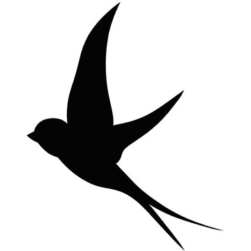 recommend clip art: Flying birds silhouette, Silhouettes crowd flying birds away sky, flyingof sea free black bird aloft swift flight swarm swallow vector 