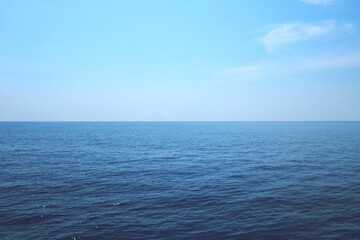 blue sky and sea