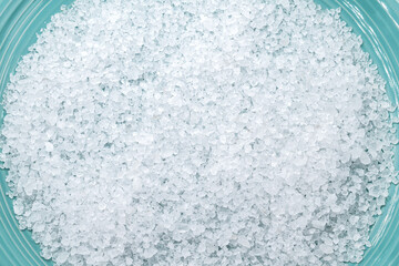 pile of coarse kitchen salt,mucchio di sale grosso da cucina,macro close-up