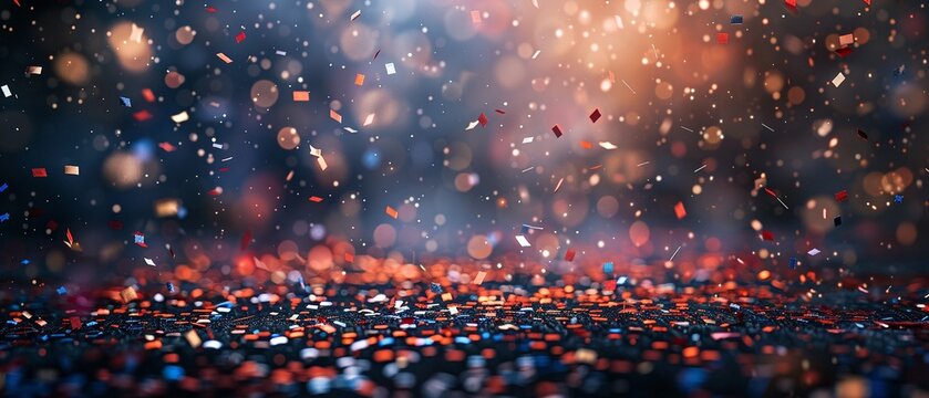 American election event, dynamic confetti, festive atmosphere, ample copy space, celebrating US democracy 8K , high-resolution, ultra HD,up32K HD