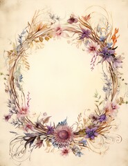 Obraz premium Fantasy Junk Journal Digital Paper