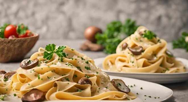 Mushroom Pappardelle with Parsley: The Perfect Pasta Dish