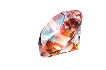 A beautifully cut, colorful gemstone reflecting light, ideal for jewelry design, luxury marketing visuals, or high-end digital projects.