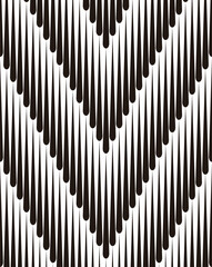 black and white seamless pattern arrows shape. Futuristic background. Editable graphic resource. Vector Format 