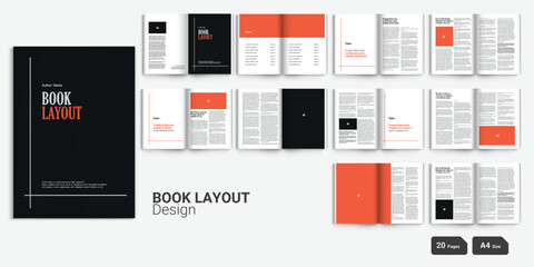 Book Layout Design ePub Layout Classic Style Book Design Minimal Book Layout Design	
