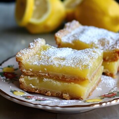 Lemon bars with a tangy citrus filling