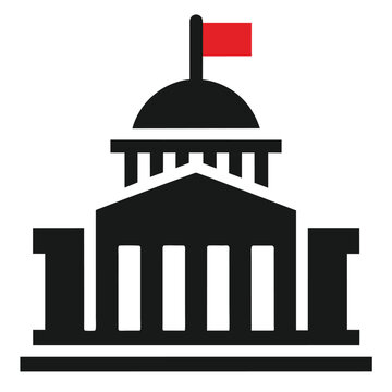 recommend clip art: Government icon, building and architecture , congress vector icon vector