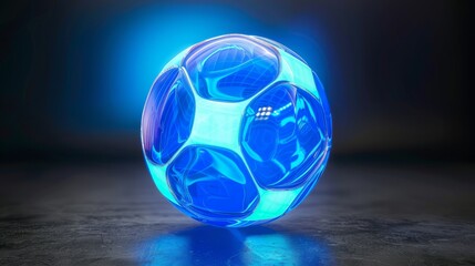 soccer ball blue light technology