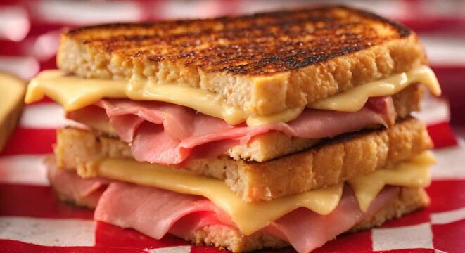 A Classic Start: Grilled Cheese and Ham for Breakfast