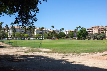 View to Golf club field in Albir, Alicante Province, Costa Blanca, Spain