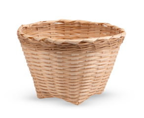 basket isolated on transparent png
