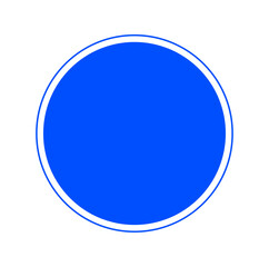 Blue sun icon