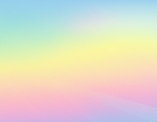 パステルカラーの虹色グラデーション