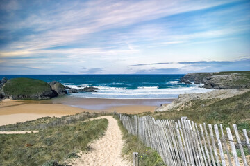 Belle-Ile, a beach on the Cote Sauvage