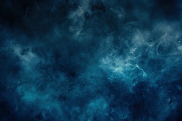 Fototapeta na wymiar Dark, blurry, simple background, blue abstract background gradient blur, Studio light - Generative ai